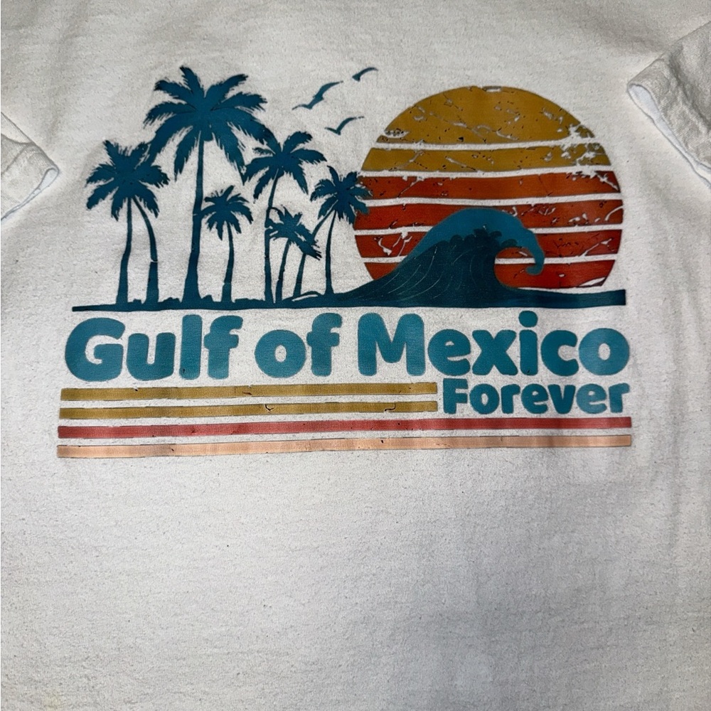 Alstyle White 100% Cotton Gulf of‎ Mexico Forever Activism Tee 3X Unisex